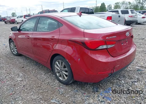 2014 Hyundai Elantra Se z USA, uszkodzony, nr VIN KMHDH4AE8EU089100